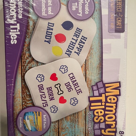 Memory Tile Casting Kits  (Set of 2) Just Paint and Customize Ages 8+ - Picture 14 of 15